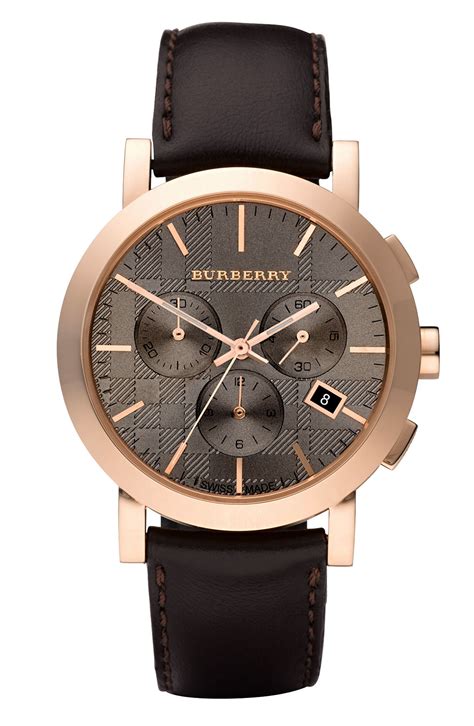 Burberry chronograph dial